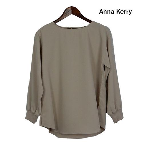 ANNA KERRY（アンナケリー） デシンブラウス しわになりにくい 合わせ 
