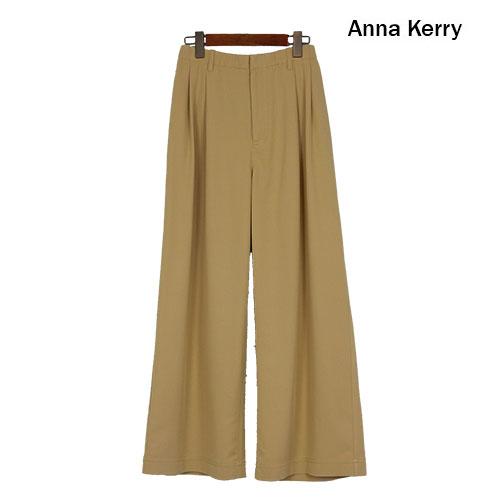 ANNA KERRY（アンナケリー） チノライク2タックパンツ ワイドパンツ  