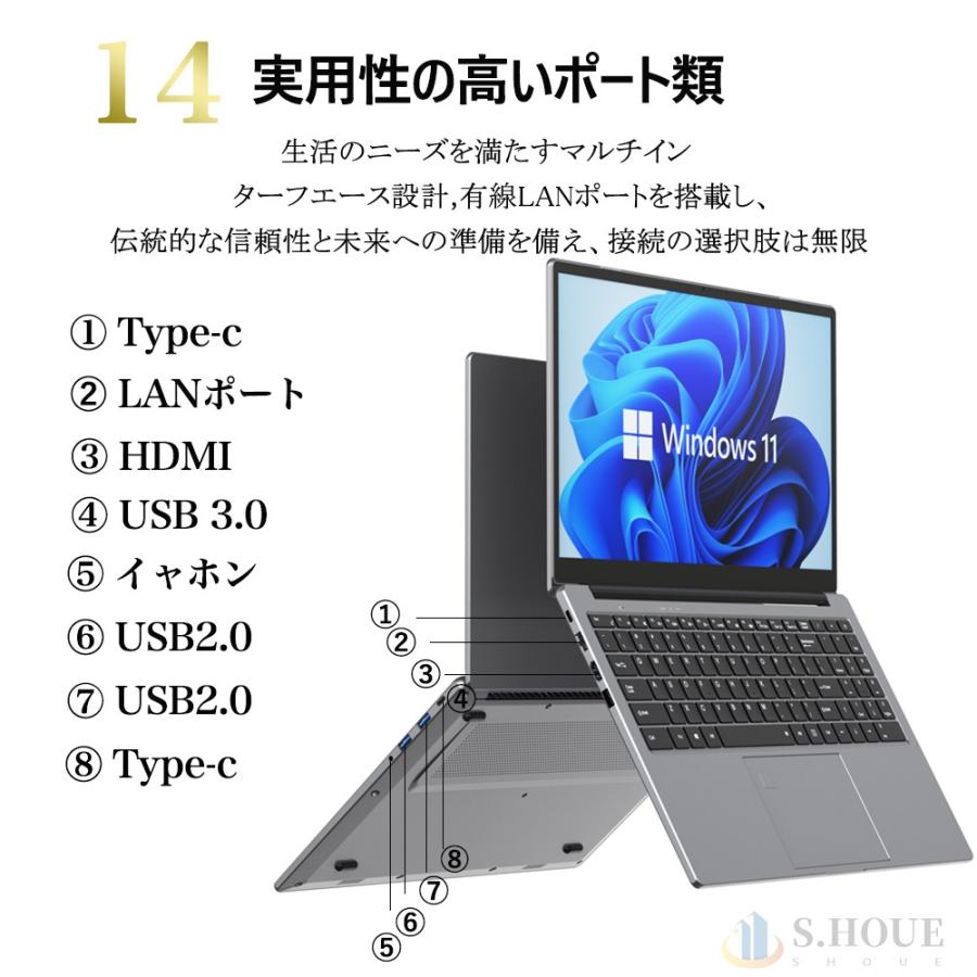 パソコン ノートパソコン 第13世代 CPU core i5 i7 celeron N3450 14.1
