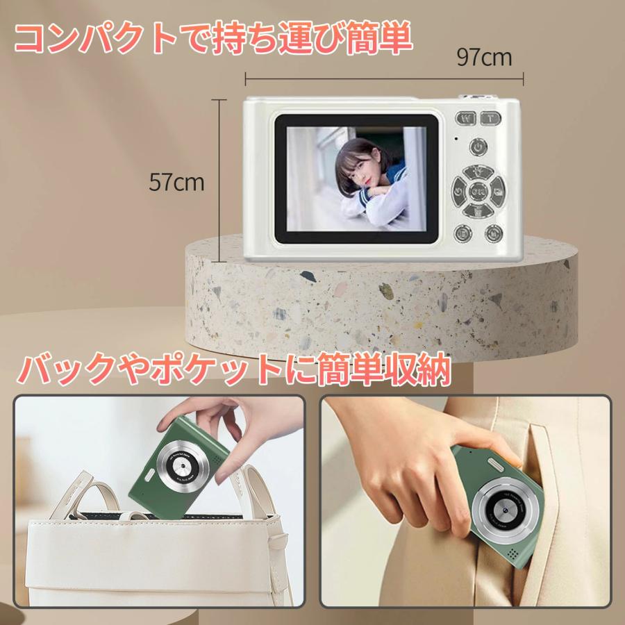 デジタルカメラ4 K 4800万画素高画質レトロデジタルカメラ自撮り16倍