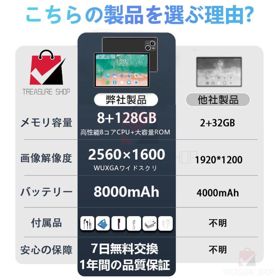 Android14 タブレット PC 本体 10インチ 2024最新作 8+256GB FullHD wi