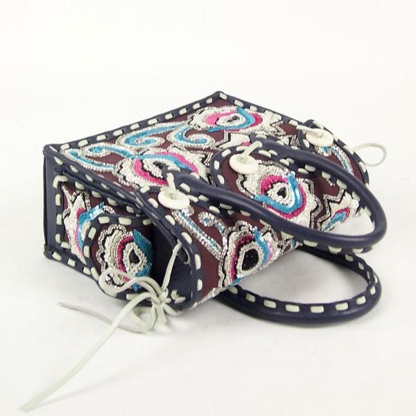 【GRACE CONTINENTAL】ハンドバッグ　カービングトライブス　刺繍 GRACE CONTINENTAL（グレースコンチネンタル） 期間限定10%OFF MS