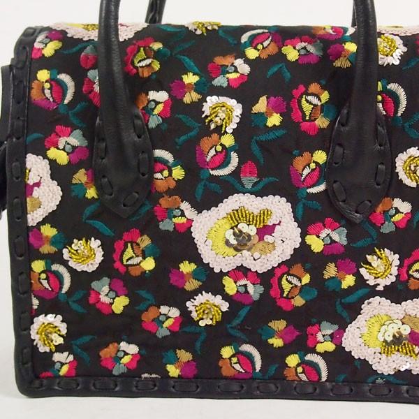 期間限定10%OFF MS 配色フラワー刺繍バッグ2 マエストラ バッグ 