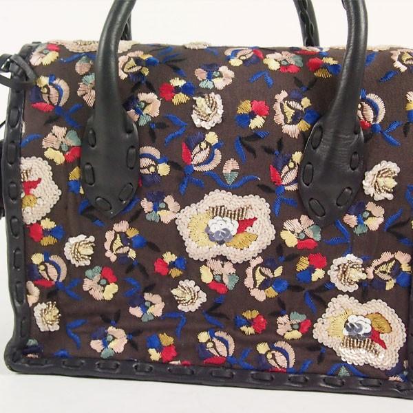 GRACE CONTINENTAL 期間限定10%OFF MS 配色フラワー刺繍バッグ2 GRACE CONTINENTAL 期間限定10%OFF MS 配色フラワー刺繍バッグ2