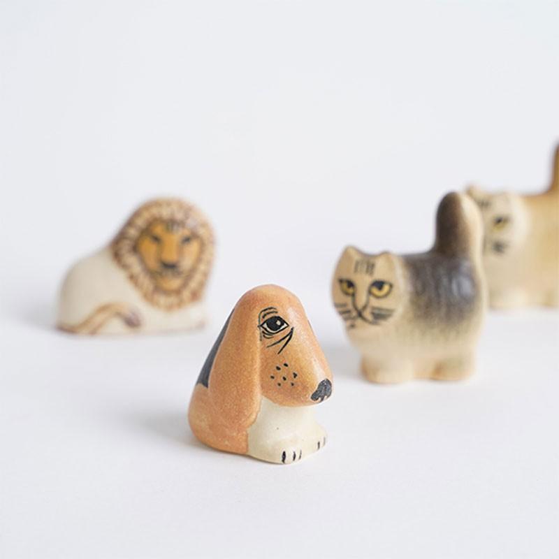 Lisa Larson ミニ/ズー/2020/バセット/リサ・ラーソン/置物