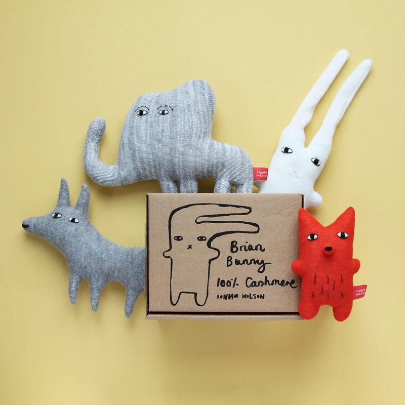 うさぎのブライアン/ドナ・ウィルソン/H20cm/ぬいぐるみ/カシミヤ100