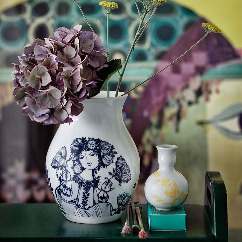 3300円 5 Off フラワーベース H21cm アメリア ブルー ビヨン ヴィンブラッド 花器 花瓶 北欧 Bjorn Wiinblad ビョルン Flower Vase Amelia Blue 青 あお