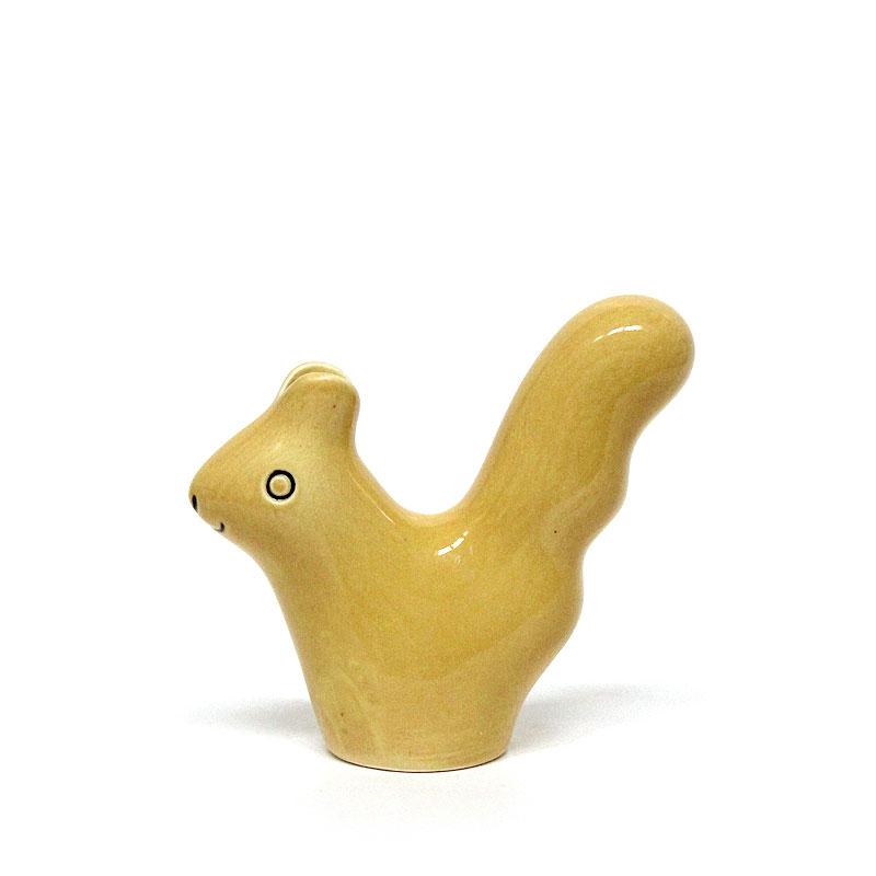 鹿児島 睦/リス/イエロー/En Liten Van/小さな友達/花器/フラワー