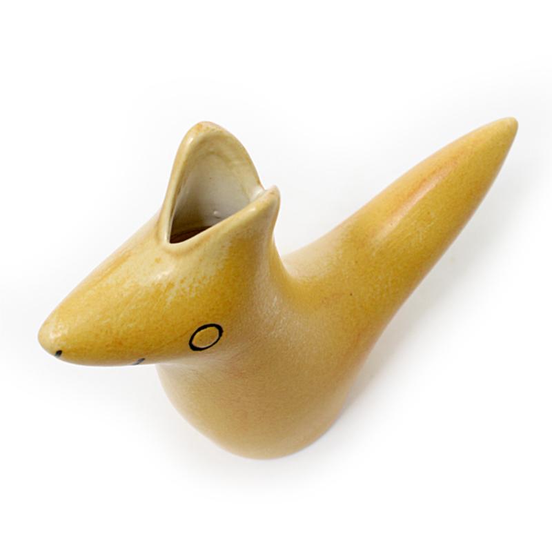 鹿児島睦花器キツネイエロー