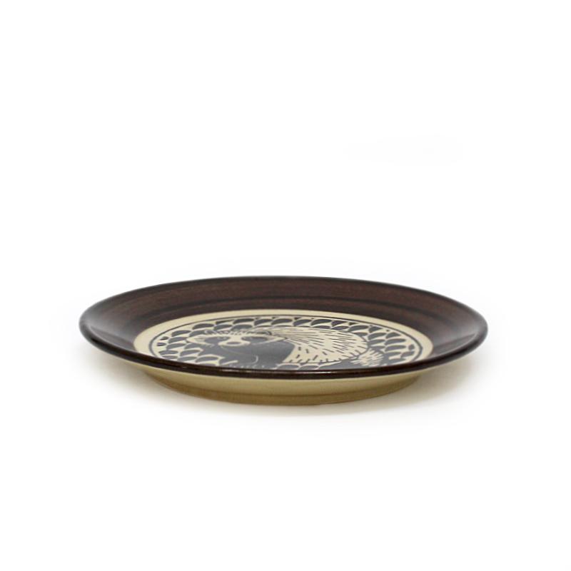 Lisa Larson（リサラーソン） 益子の皿/しんじるたぬき/リサ・ラーソン