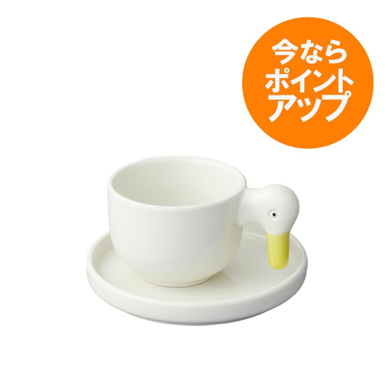 アヒル/カップ&ソーサー/セラミックジャパン/カップアンドソーサー
