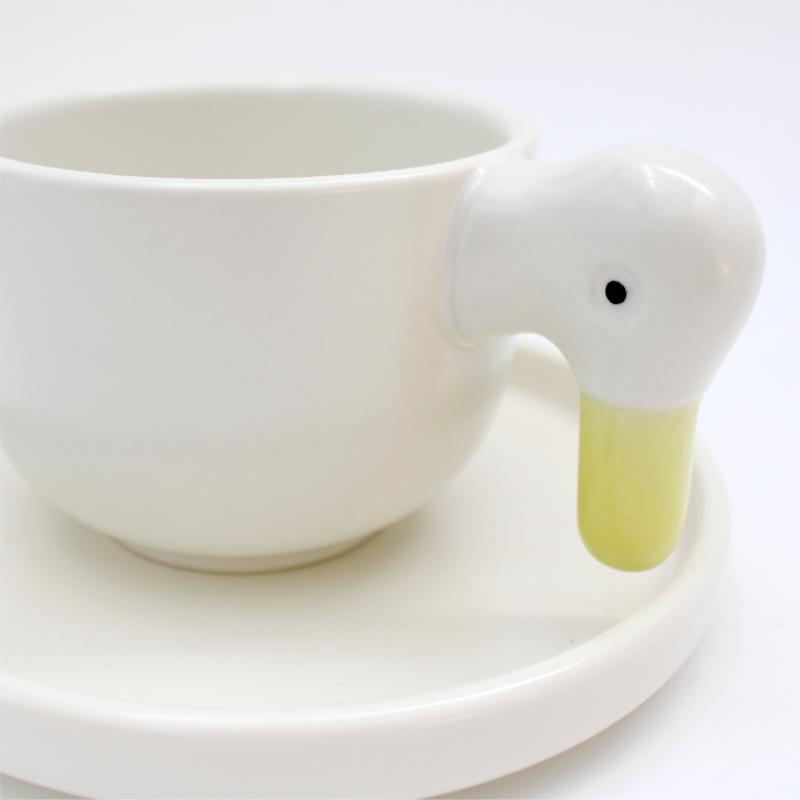 アヒル/カップ&ソーサー/セラミックジャパン/カップアンドソーサー