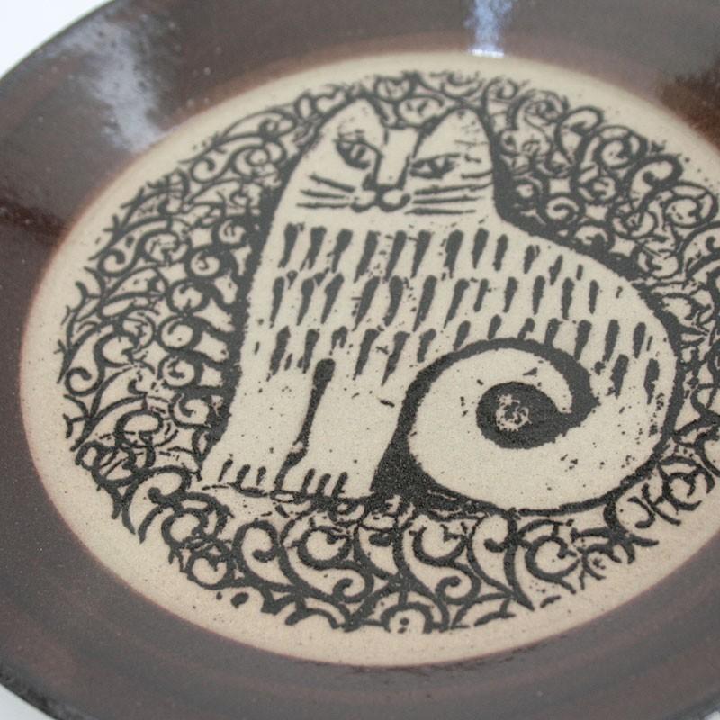 Lisa Larson（リサラーソン） 益子の皿/ねこ/ニナ/リサ・ラーソン/NINA