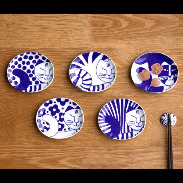 Lisa Larson（リサラーソン） ごのねこ豆皿/みずたまねこ/リサ