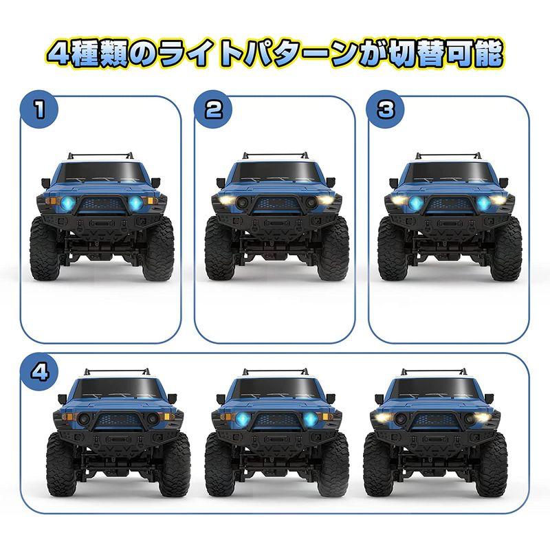 DEERC ラジコン クローラー ホビー ラジコンカー オフロードSUV 1/10スケール 四輪駆動 超リアル 大人向け 子供向け RCカー｜pepe-shop｜05