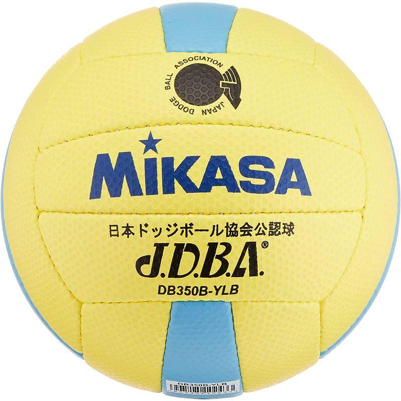 ミカサ(MIKASA) 日本ドッジボール協会 公認球 3号 (シニアカテゴリー中学生用) イエロー/ブルー DB350B-YLB 推奨内圧3｜pepe-shop｜02