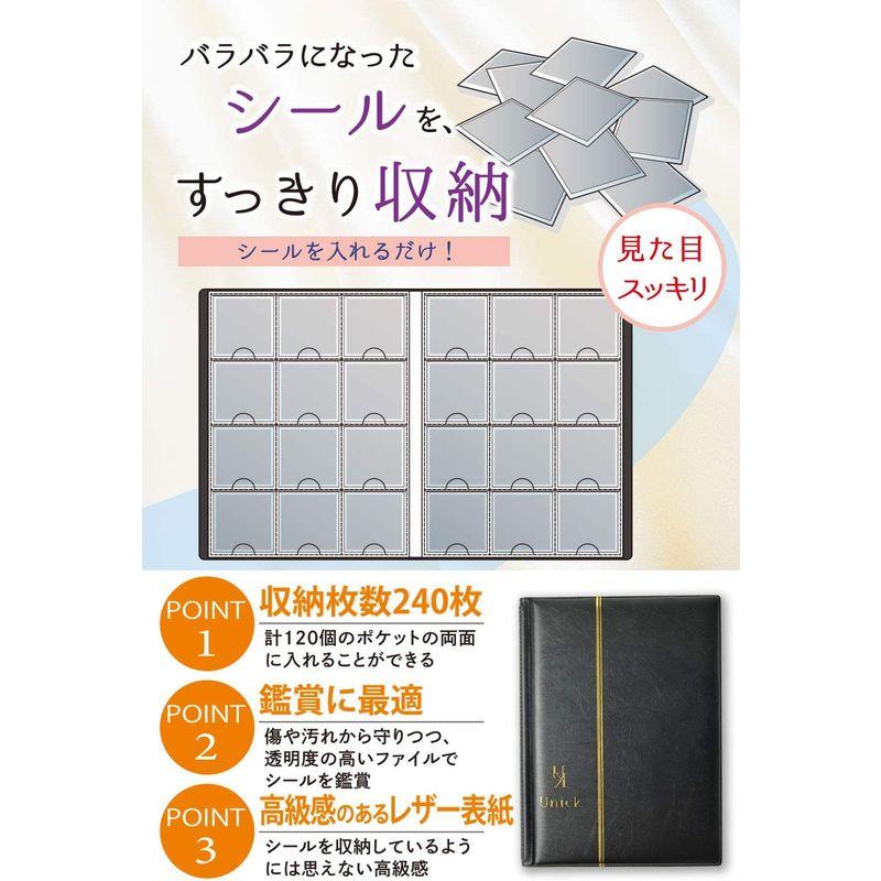 ビックリマンチョコシール用ファイル アルバム コレクション ケース B5サイズ 240枚収納 ブラック｜pepe-shop｜03