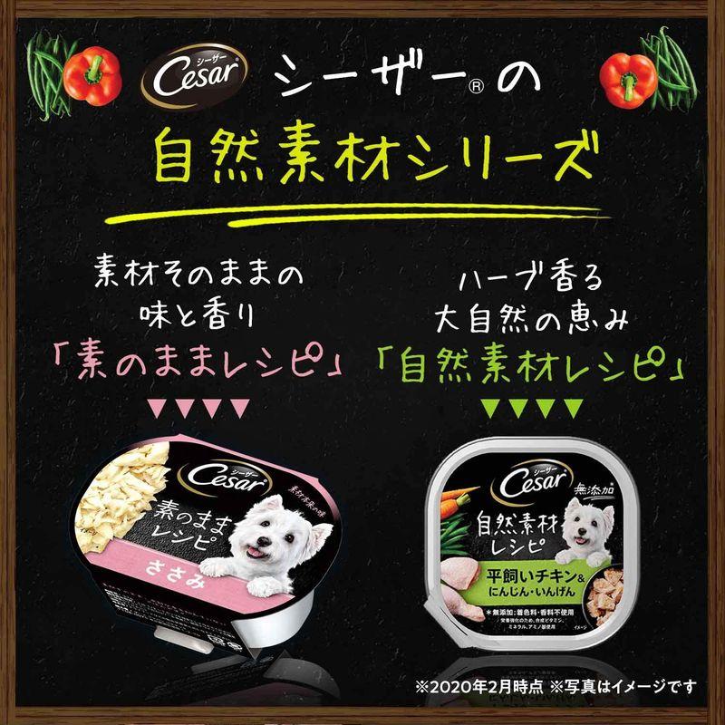 シーザー ドッグフード 自然素材レシピ 平飼いチキン&さつまいも・いんげん 成犬用 85g×7個 (まとめ買い)｜pepe-shop｜05