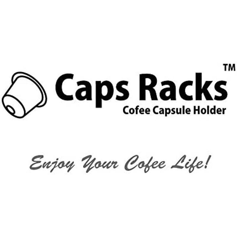 Caps Racks ネスレ ネスプレッソ nespresso 専用 カプセルホルダー 収納 ラック 引き出し式 40カプセル用 シルバー｜pepe-shop｜02