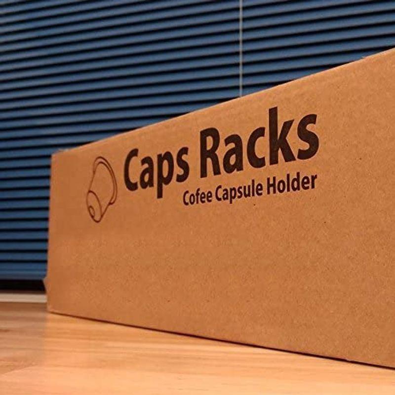 Caps Racks ネスレ ネスプレッソ nespresso 専用 カプセルホルダー 収納 ラック 引き出し式 40カプセル用 シルバー｜pepe-shop｜04