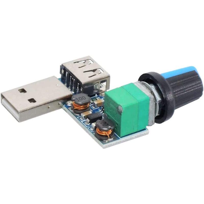KAUMO USB スピコン DCファン モーター LED 調節 制御 PWM 無段階 電圧可変 スピードコントローラ パワーコントローラ｜pepe-shop｜07