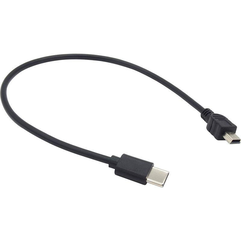 オーディオファン ミニUSBケーブル タイプC オス to miniUSB オス miniB USB2.0 短い USB-C ミニB typ｜pepe-shop｜05