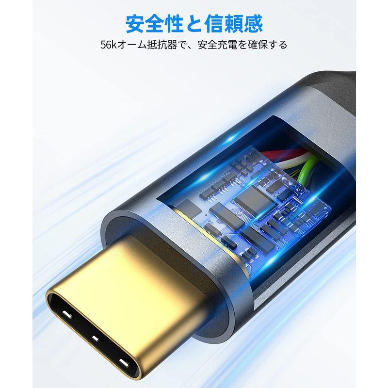 SUNGUY USB Type C ケーブル 0.3M USB3.1 Gen2 10Gbps データ転送 タイプ c 高速充電 USB-A｜pepe-shop｜09