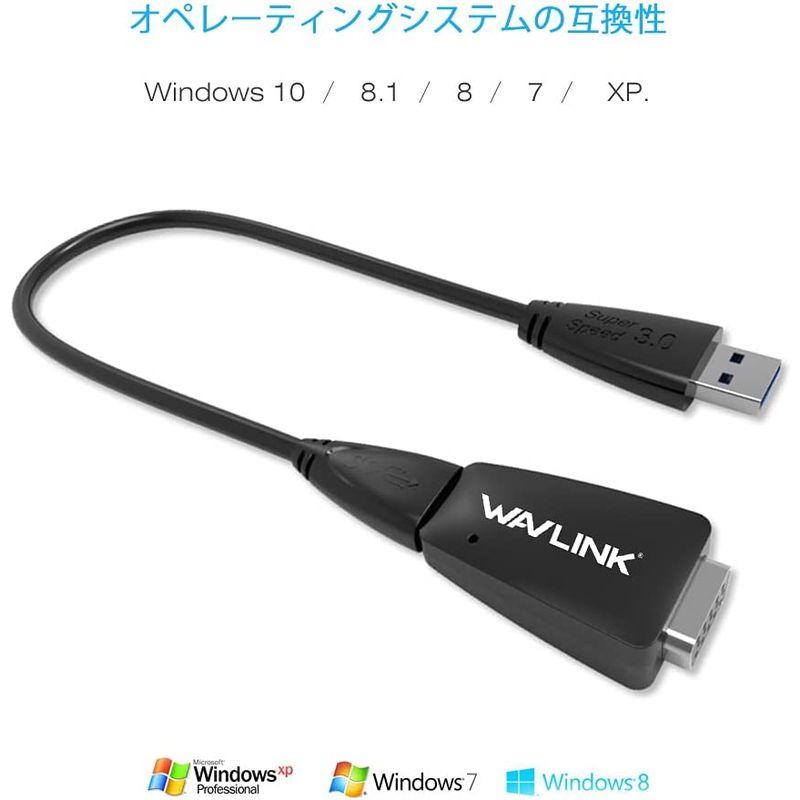 WAVLINK USB3.0 to VGAマルチディスプレイアダプタ.アダプタ 解像度1920×1080@60Hz .ミニ USB3.0変換｜pepe-shop｜02