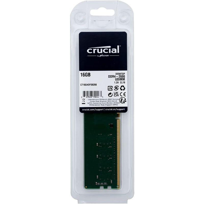 Crucial デスクトップメモリ PC4-21300(DDR4-2666) 16GB UDIMM