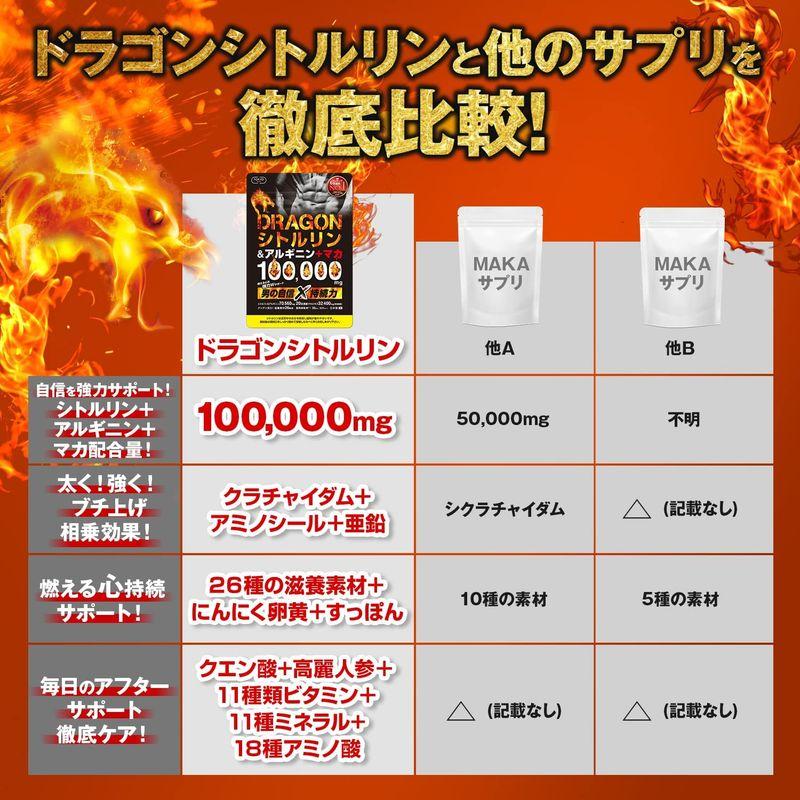 ドラゴン シトルリン アルギニン マカ 100,000mg 日本製 30日分 亜鉛 強力26種類 クラチャイダム アミノシール シトルリンサ｜pepe-shop｜05