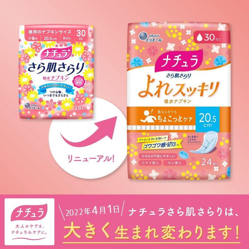 ナチュラ さら肌さらり 軽やか 吸水パンティライナー 10cc 17cm 168枚(56枚×3パック)大容量まとめ買い｜pepe-shop｜07