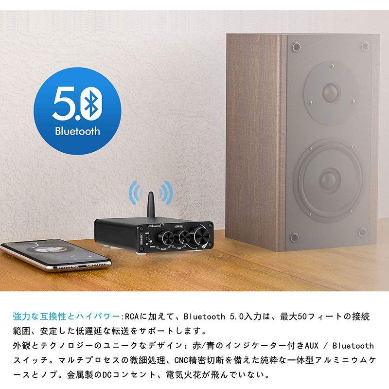 2021 Nobsound NS-15G Mini Bluetooth デジタルアンプ HiFi ステレオ オーディオ パワーアンプ 100｜pepe-shop｜09