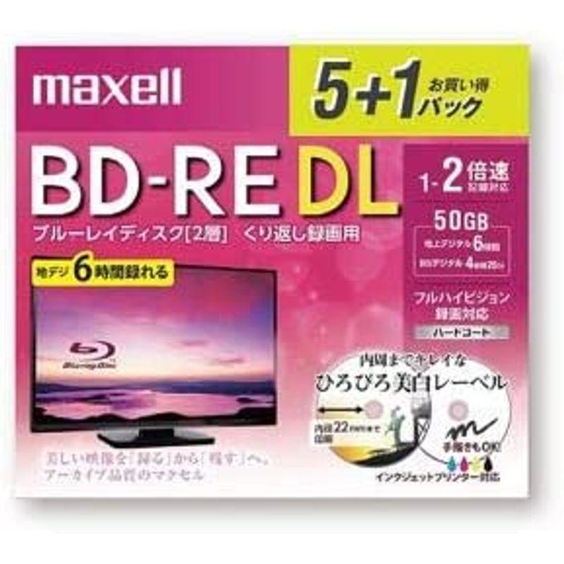 マクセル 2倍速対応 BD-RE DL 1枚 50GB BEV50WPE.5 1S