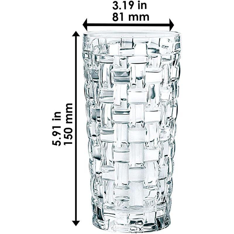 ナハトマン(Nachtmann) ボサノバ ロングドリンクグラス クリスタルガラス 150mm/395ml 92075 4個入｜pepe-shop｜05