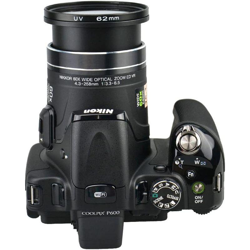 KIWIfotos Nikon COOLPIX P600専用レンズアダプター 62mm LA-62P600