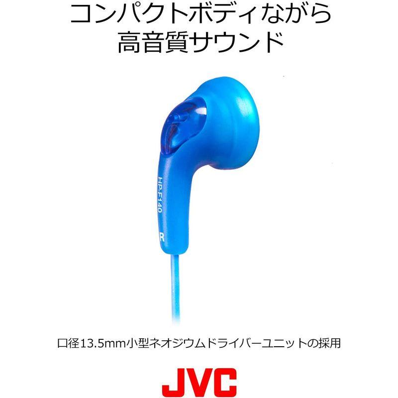 JVC HP-F140-B グミホン ステレオミニイヤホン ブラック｜pepe-shop｜03