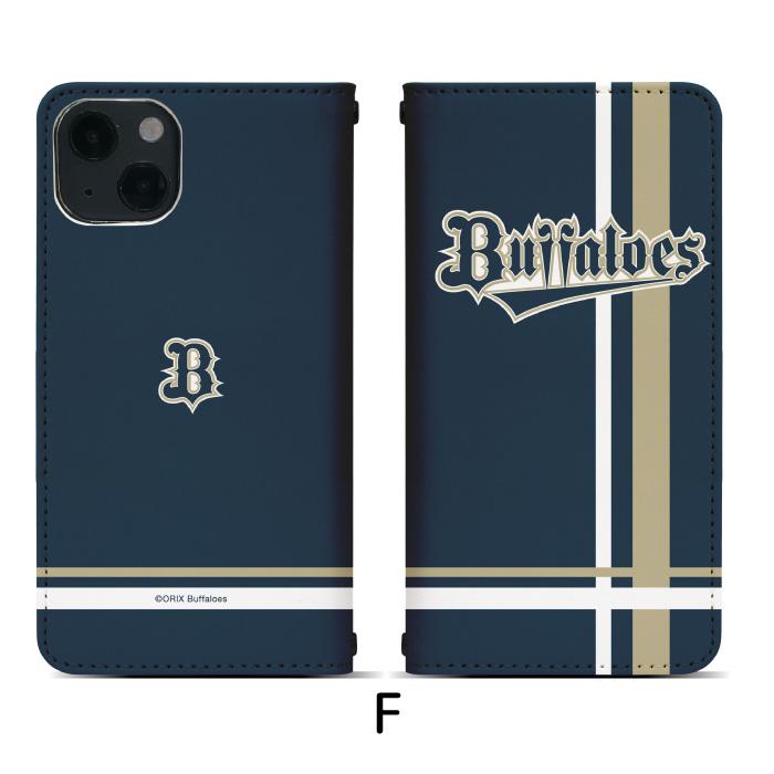 Apple オリックス・バファローズ スマホケース 手帳型 ベルトなし 17