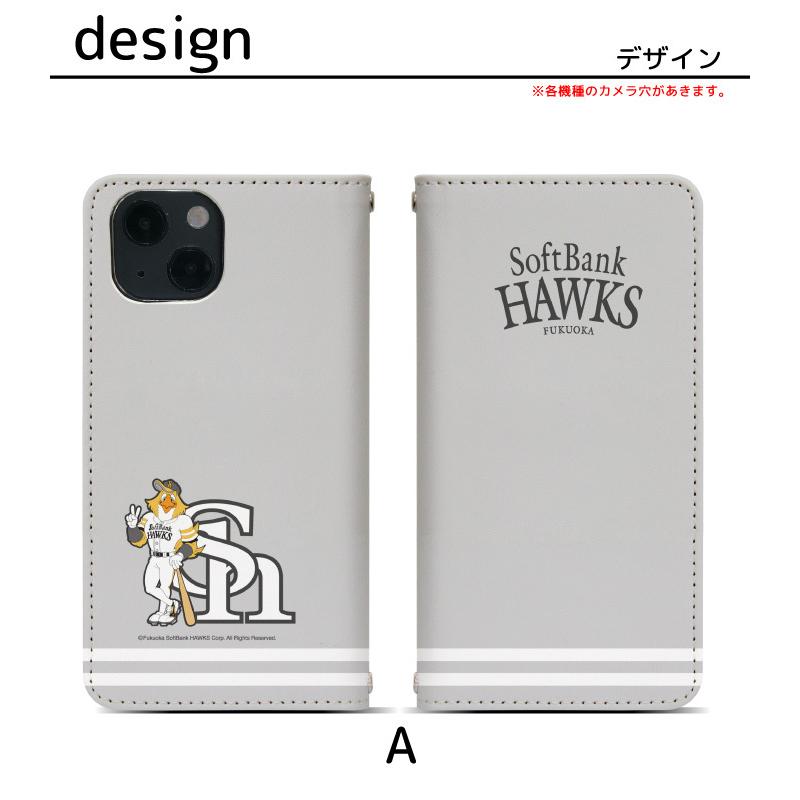 Apple 福岡ソフトバンクホークス スマホケース 手帳型 ベルト