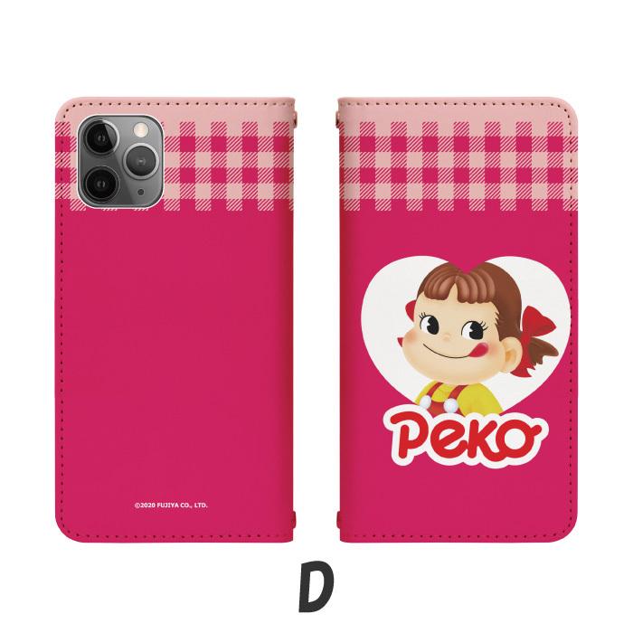 Apple ペコちゃん スマホケース 手帳型 ベルトなし 全機種対応