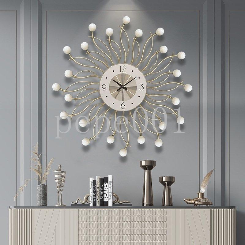 壁掛け時計 鉄芸製 おしゃれ 北欧 カフェインテリア 電池式 Pepe001の壁掛け時計 掛け時計 カッコイイ 掛け時計 壁掛け時計 静か 花の形 カワイイ 部屋装飾 Style Gz 53 静か 音がしない 放射状 Pepe001 時計 現代的な壁時計 大きい割引即納