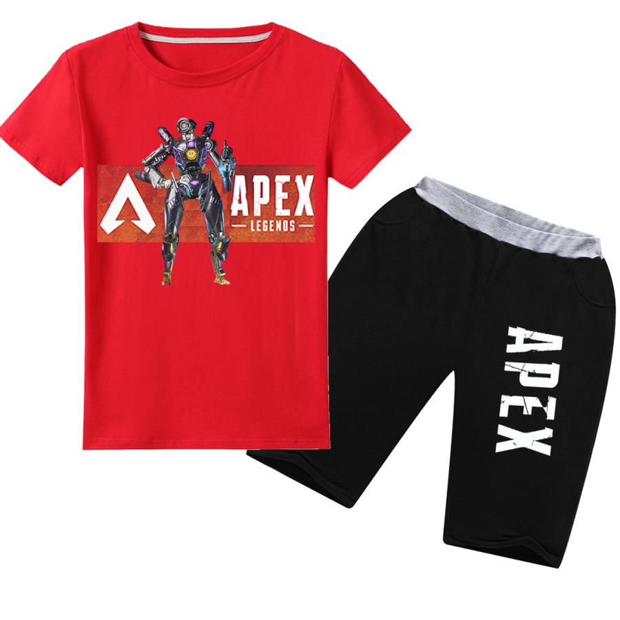 Tシャツ ゲームロゴ Apex Legends エーペックス 半袖 グッズ 快適 上下セット 2点セット ファッション 男女兼用 誕生日 プレゼント ギフト Apex ぺぺちゃんストア 通販 Yahoo ショッピング