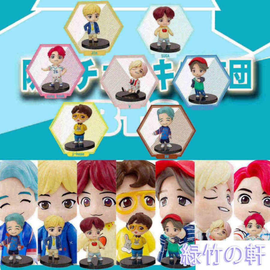 Btsグッズ フィギュア 7pcs 防弾少年団 ミニドール フィギュアプレイセット Btsケーキトッパー キャラクター プレゼント おすすめ 韓国 Btswanou ぺぺちゃんストア 通販 Yahoo ショッピング