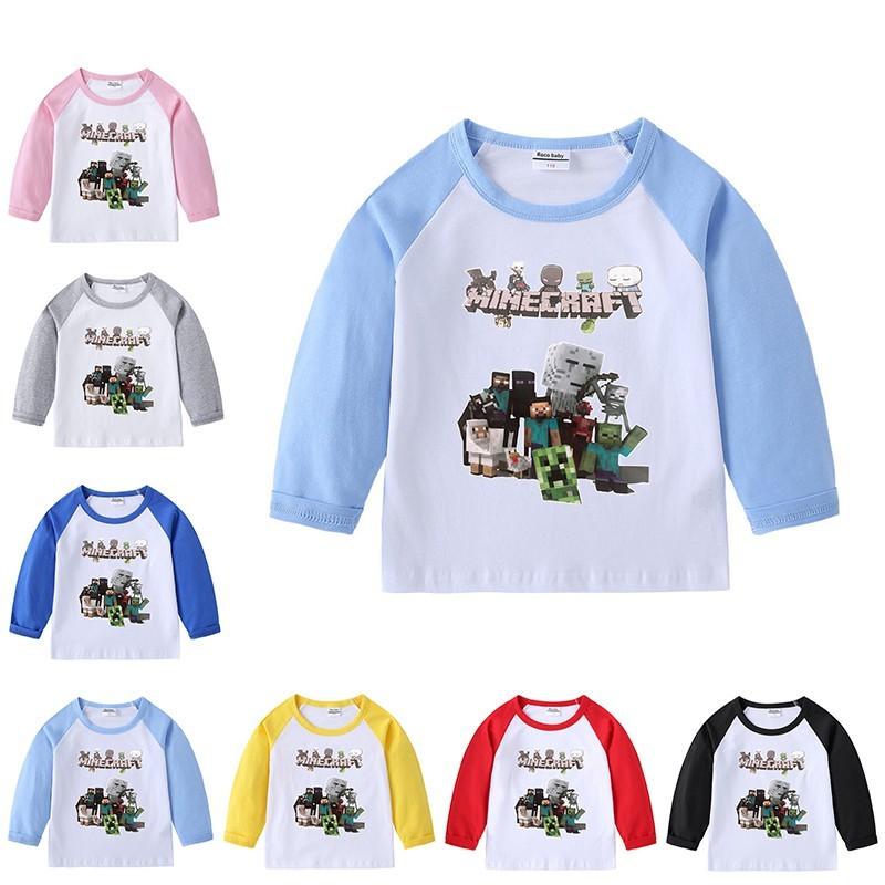 マインクラフト グッズ Minecraft 服 Tシャツ 男の子 女の子 長袖 冬服 キッズ 誕生日 プレゼント ギフト 秋冬 90 150cm 38 Cx ぺぺちゃんストア 通販 Yahoo ショッピング