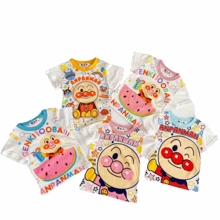 アンパンマン 服 90 95 1cm ベビー服 セール 安い 部屋着 トップス 女の子 男の子 半袖 可愛い キッズ 春 夏 秋 キャラクタ 子供服 楽天ランキング1位