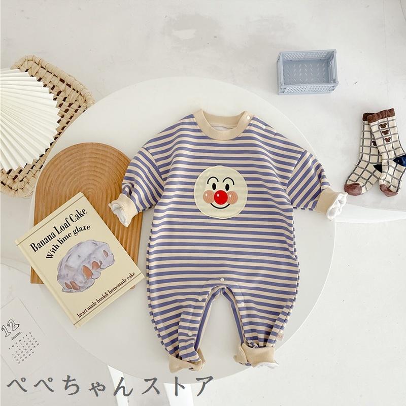 アンパンマン 服 安い 80 90 1cm ベビー服 女の子 男の子 新生児 セットアップ キッズ 秋冬 キャラクタ 裏起毛 子供服 トップス トレーナー 0111 ファッション通販