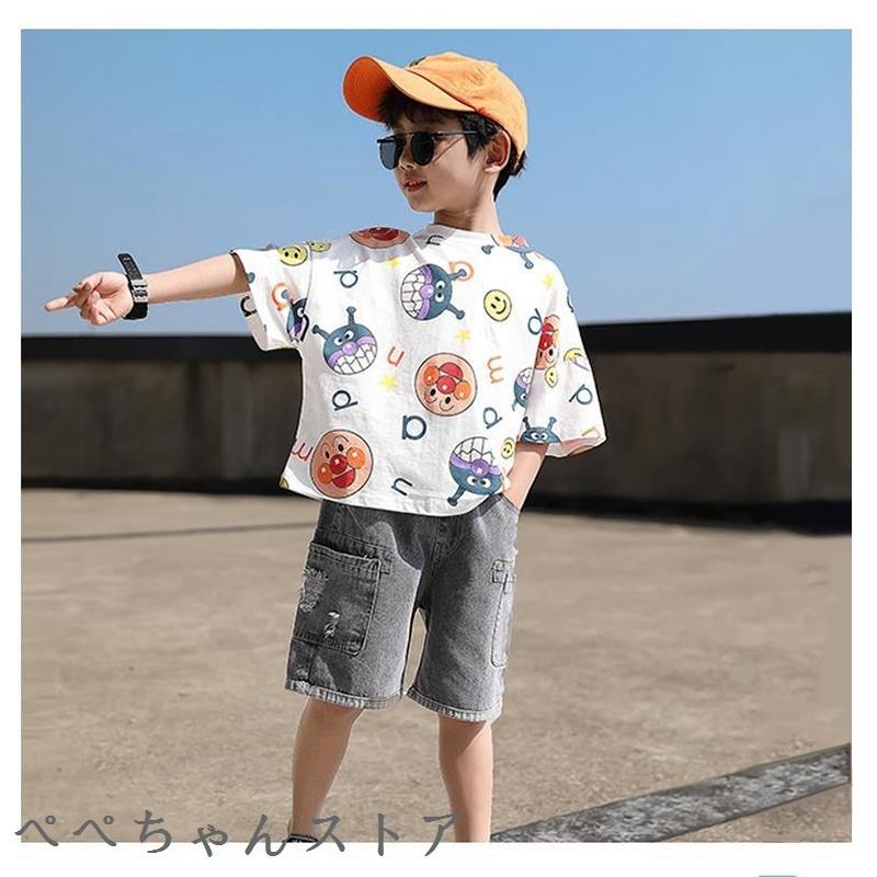 商店 アンパンマン 服 半袖 安い 80 90 1cm ベビー服 セットアップ 女の子 男の子 新生児 可愛い キッズ 春夏秋 キャラクタ 子供服 トップス Simbcity Net