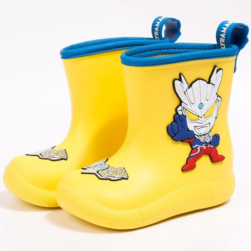 至上 レインブーツ キッズ レインシューズ 長靴 ウルトラマン 男の子 小学生 おしゃれ 歩きやすい 21 22 23 24 ショート ブランド カッコイイ Heartlandgolfpark Com