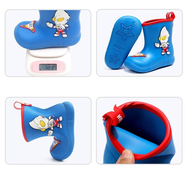 至上 レインブーツ キッズ レインシューズ 長靴 ウルトラマン 男の子 小学生 おしゃれ 歩きやすい 21 22 23 24 ショート ブランド カッコイイ Heartlandgolfpark Com