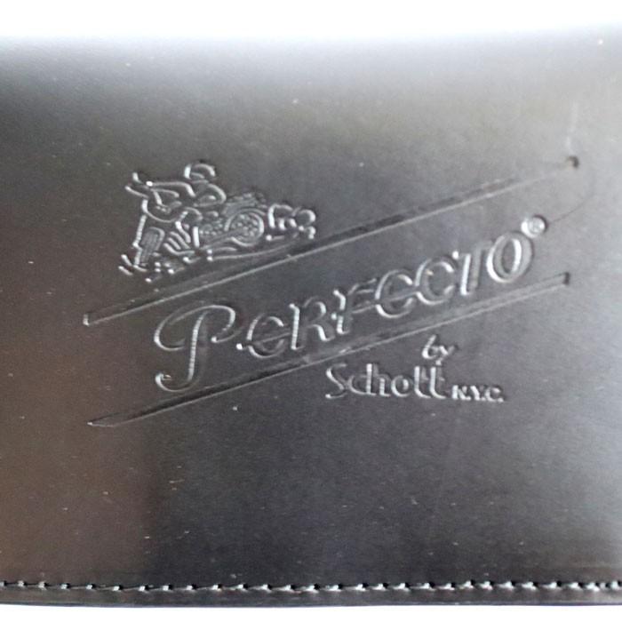 正規取り扱い店 3109057 schott PERFECT WALLET パーフェクト ウォレット 財布 米国ホーウィン社のクロムエクセルレザー｜pepecoco｜04