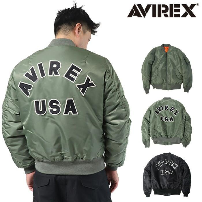 AVIREX（アヴィレックス） 正規取扱店 6102171 MA-1 コマーシャルロゴ